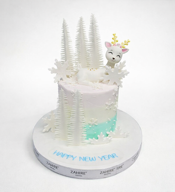 Geyik Figürlü Pasta