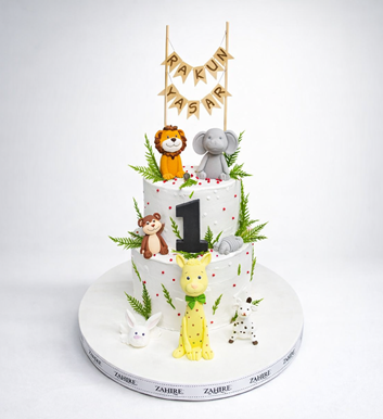 Hayvan Figürlü Pasta