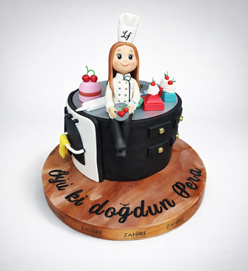 Aşçı Kadın Pasta