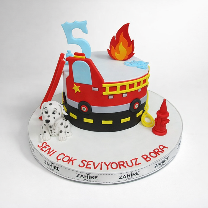 İtfaiye Temalı Pasta