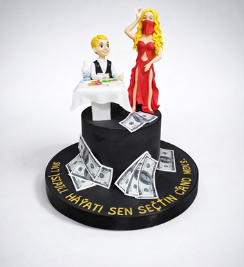 Meyhane Temalı Pasta