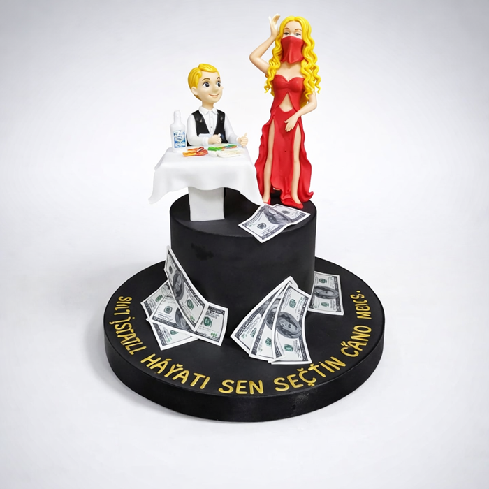 Meyhane Temalı Pasta