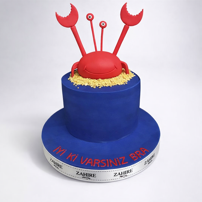 Deniz Temalı Yengeç Pasta