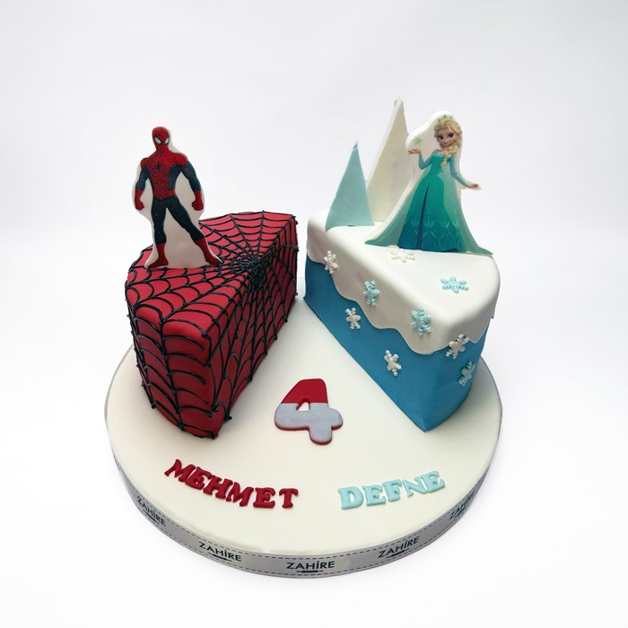 elsa spiderman pasta