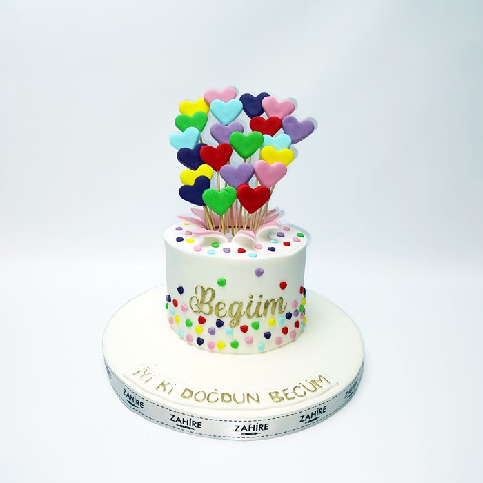 kalp balon pasta