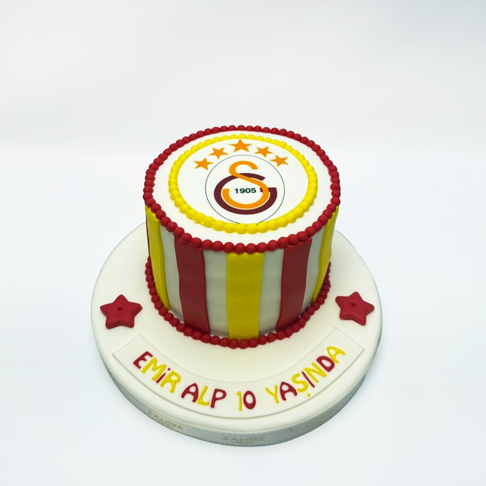 galatasaray temalı butik pasta