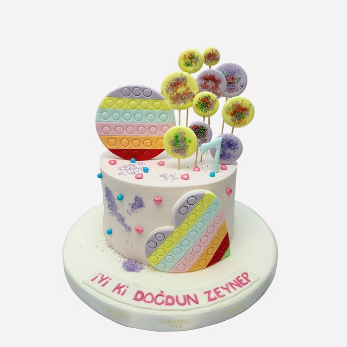 popit şeker hamurlu pasta