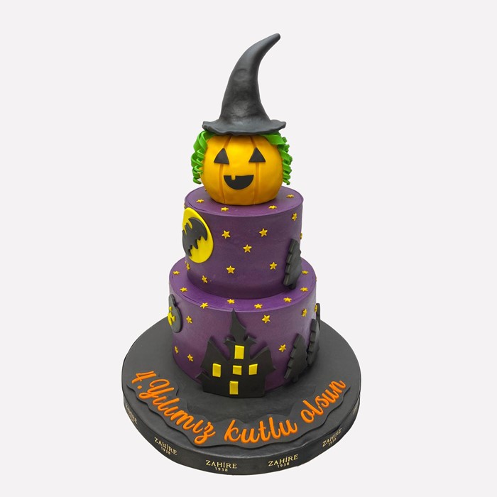 bal kabaklı cadı pasta