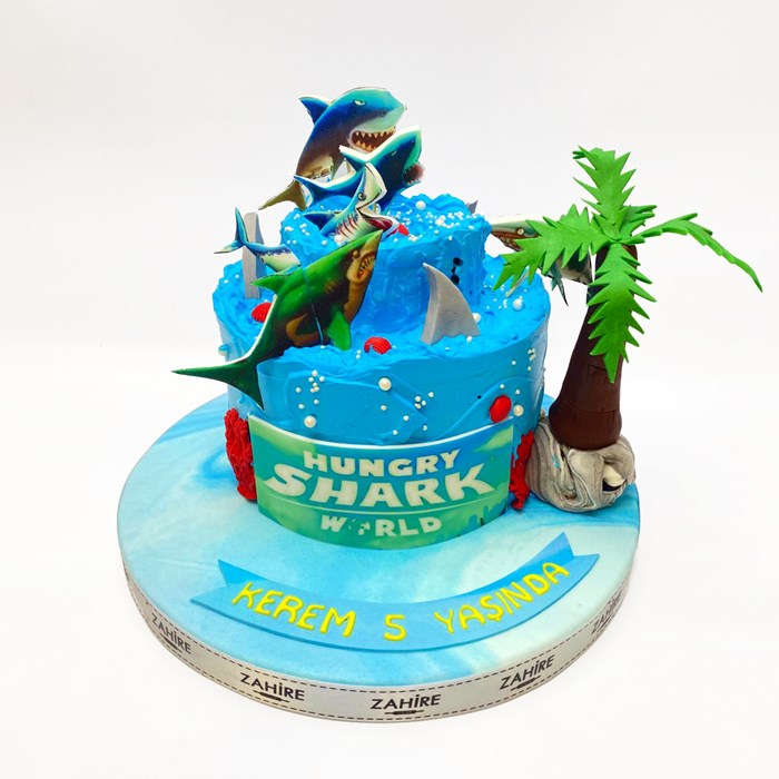 Hungry Shark Köpek Balığı Pasta