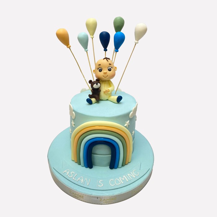 Bebek ve Balonlar Pasta