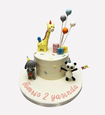 Sevimli Hayvanlar Pasta 5