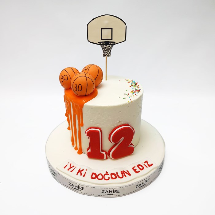 Basketbol Temalı Pasta