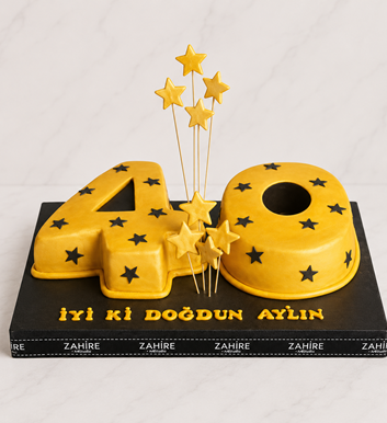 yıldızlı sayı pasta