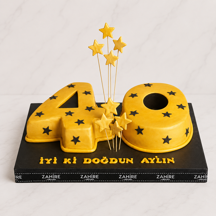 yıldızlı sayı pasta