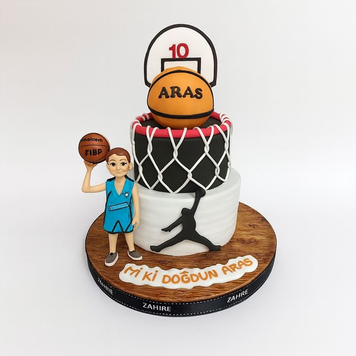 Basketbolcu Pasta 2 Katlı
