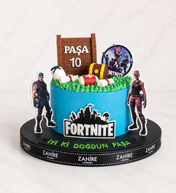 fortnite doğum günü pasta