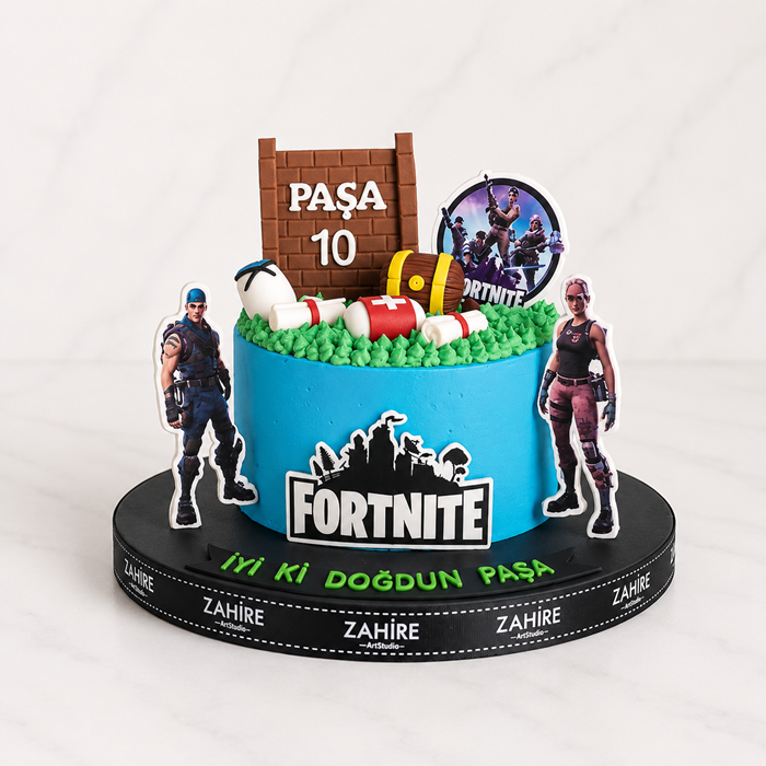 fortnite doğum günü pasta