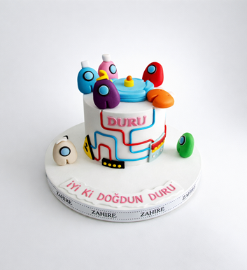 among us figürlü pasta