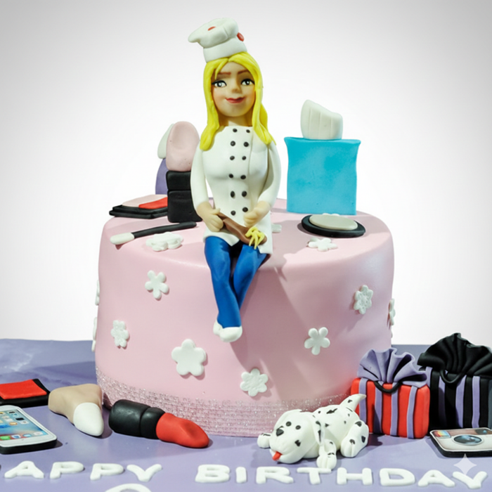 aşçı kadın pasta