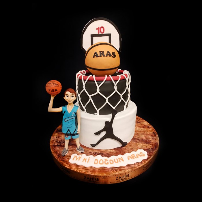 Basketbolcu Pasta 2 Katlı