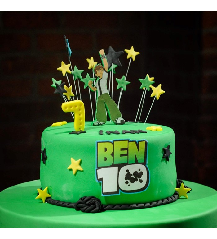 ben10 temalı pasta