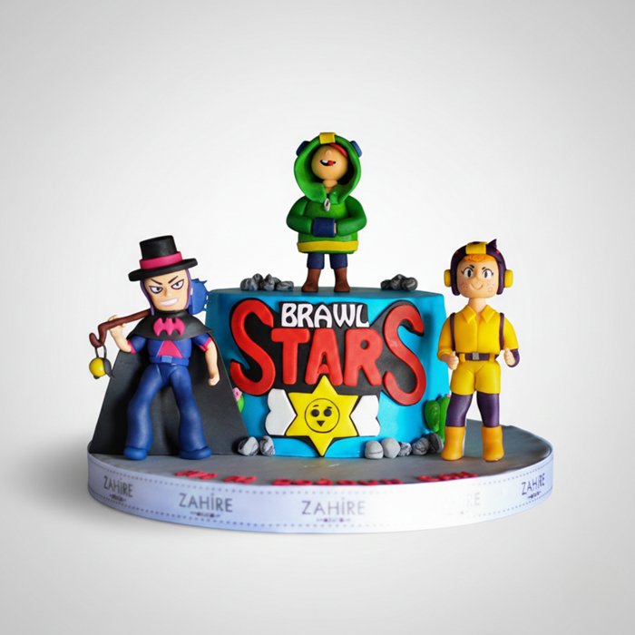brawl stars temalı pasta