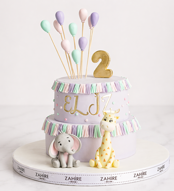 doğum günü fil pasta