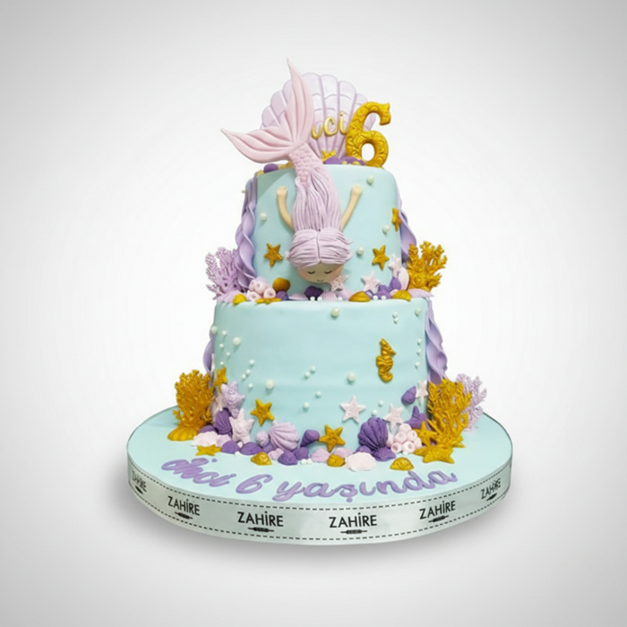 Deniz Kızı Pasta 7 (2 Katlı)