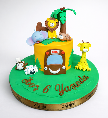 Hayvan Figürlü Pasta