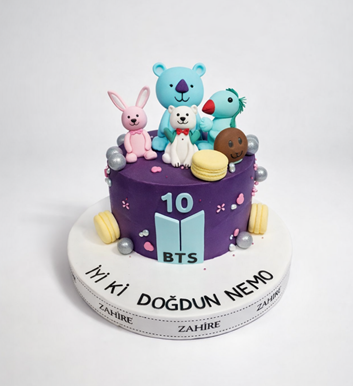 Hayvan Figürlü Pasta