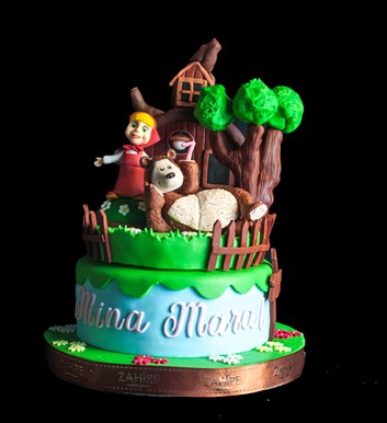 maşa ile koca ayı pasta