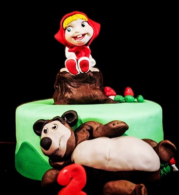 maşa ile koca ayı pasta