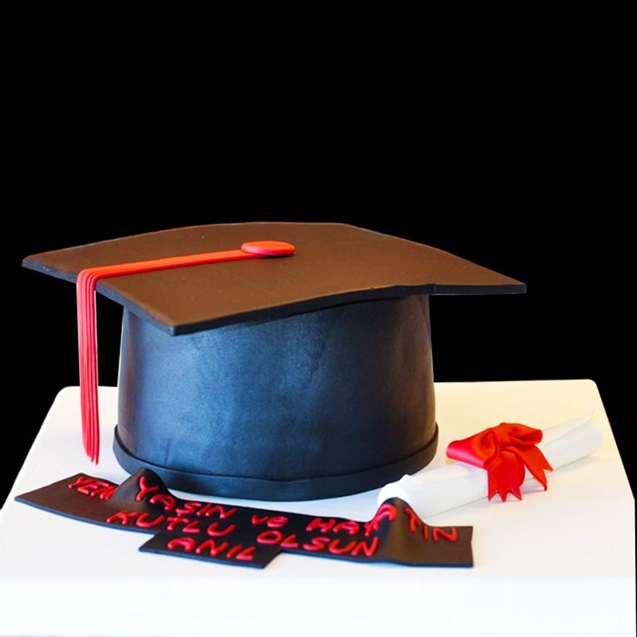 mezuniyet kep pasta