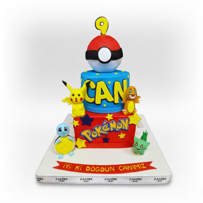Pokemon Temalı Pasta