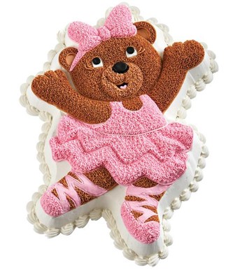 balerin ayıcık pasta