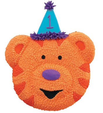 kaplanlı çocuk için pasta