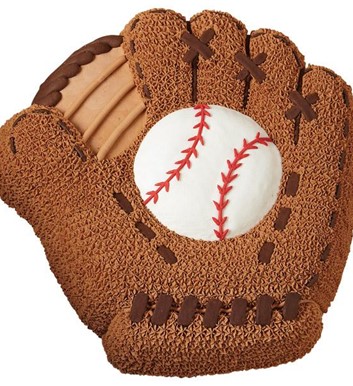 beyzbol temalı pasta