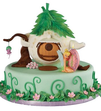 tiker bell çocuk pasta