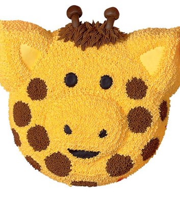 zürafa şekilli pasta