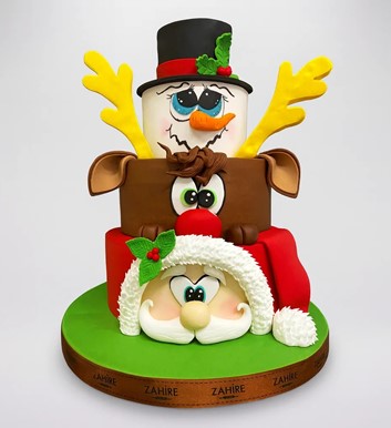 2024 Yılbaşı Temalı Pasta