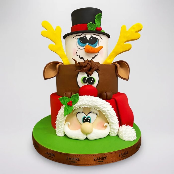 2024 Yılbaşı Temalı Pasta