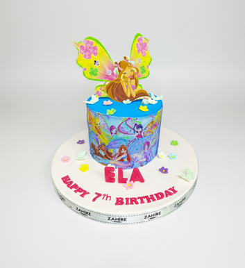 Winx Temalı Pasta