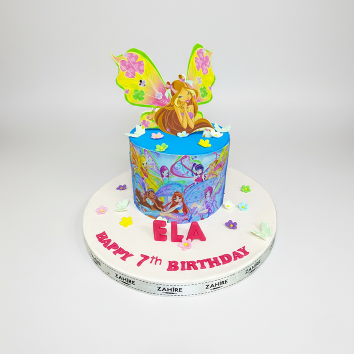 Winx Temalı Pasta