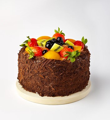 çikolata meyve pasta